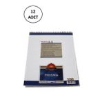 Gıpta Prisma Bloknot A-4 Spiralli Karton Kapak 100 Yaprak Çizgili 12 Adet