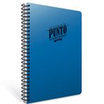 Gıpta Punto 6537 Lacivert Kareli A4 100 Yaprak Plastik Kapak Spiralli Defter