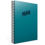 Gıpta Punto 6539 Turkuaz A4 100 Yaprak Kareli Plastik Kapak Spiralli Defter