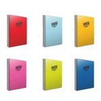 Gıpta Punto Spiralli A4 80 Yap Pp Kapak Seti Çizgili 6'lı Defter