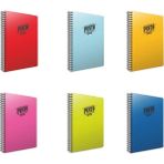 Gıpta Punto Spiralli A4 80 Yap Pp Kapak Seti Kareli 6'lı Defter