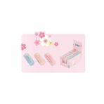 Gıpta Silgi Transparent Çiçekli Şekilli K234300 (18 Li Paket)