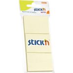 Gıpta Stickn 38x51 mm Pastel Sarı 3'lu 100 Yaprak Not Defteri