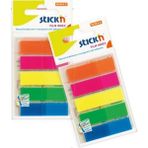 Gıpta Stickn 45x12 mm Neon 5 Renk Film Ayraç 25 Yaprak Not Defteri
