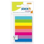 Gıpta Stickn 45x8 mm Neon 8 Renk Film Ayraç 20 Yaprak Not Defteri