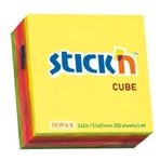 Gıpta Stickn 50x50 mm Neon 5 Renk Küp 250 Yaprak Yaprak Not Defteri