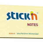 Gıpta Stickn 76x127 mm Pastel Sarı 100 Yaprak Not Defteri