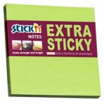 Gıpta Stickn 76x76 mm Extra Yapışkanlı Neon Yeşil 90 Yaprak Not Defteri
