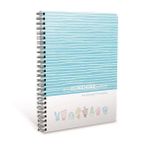 Gıpta Sunshine Spiralli Karton Kapaklı A6 80 Yaprak Kareli Defter