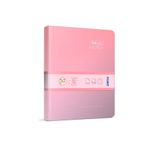 Gıpta The Book Pastel 17x24 160 Yaprak 4 Bölmeli Sert Kapak Ciltli Defter (3049) Kareli Pembe
