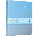 Gıpta The Book Pastel 20X28 400 Yaprak 4 Bölmeli Sert Kapak Ciltli Defter (3486) Kareli Açık Mav - Açık Mavi