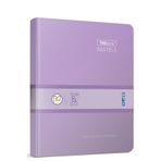 Gıpta The Book Pastel 20x28 400 Yaprak 4 Bölmeli Sert Kapak Ciltli Defter (3486) Kareli Pastel Mor