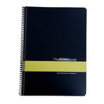 Gıpta The Ring Book Sarı Şeritli Pp Kapak 80 Yaprak A4 Kareli Spiralli Defter