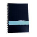 Gıpta The Ring Book Turkuaz Şeritli Pp Kapak 80 Yaprak A4 Kareli Spiralli Defter