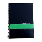 Gıpta The Ring Book Yeşil Şeritli Pp Kapak 80 Yaprak A4 Kareli Spiralli Defter