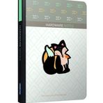 Gıpta Tilki Kabartmalı Sert Kapak 120 Yp 13x21 cm Çizgili Defter