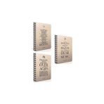 Gıpta Typo Bloknot A-5 Spiralli Sert Kapak 100 Yaprak Çizgili 3-2732000-2011 - Karışık