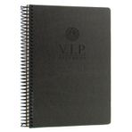 Gıpta Vip Füme Sert Kapak 140 Yaprak 17x24 cm Çizgili Spiralli Defter