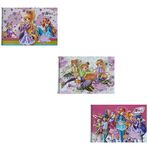 Gıpta Winx 17x24 cm Spiralli 15 Yaprak 3'lü Resim Defteri