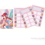 Gıpta Winx Club Ders Programlı Okul Etiketi 3 Yaprak 16X24 cm Renkli Tasarım 3 Adet