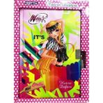 Gıpta Winx Hatıra Defteri Kilitli Sert Kapak 14 x 20 cm