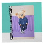 Gıpta Xoxo Spiralli Sert Kapak Defter 17x24 120 Yp. Kareli Defter