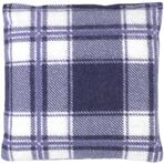 Giraffenland Kanola tohumu yastığı 12 x 12 cm flanel karo-mavi - ısı yastığı ve soğuk yastık - tanecik yastığı
