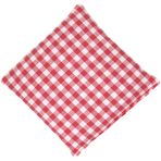 Giraffenland Kanola tohumu yastığı 12 x 12 cm kırmızı-beyaz – ısı yastığı ve soğuk yastık – tanecik yastığı
