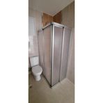 Giray Duş 70 Cm X 80 Cm Parlak Profil Mika Köşeden Girişli Duşakabin