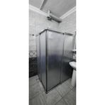 Giray Duş 90 Cm X 110 Cm Parlak Profil Mika Köşeden Girişli Duşakabin