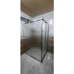 Girayduş 120X120 Köşe Girişli Parlak Profil Mika Duşakabin