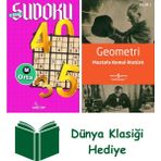 Girdap Kitap Sudoku 2- Orta + Geometri + Dünya Klasiği Hediye - Hayır