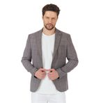 Girino Erkek Bordo Ekose Poliviskon Kumaşlı Spor Blazer Ceket Bordo 48