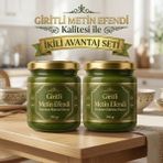 Giritli Metin Efendi 2 Kavanoz Matcha Premium Bitkisel Destek Macun 240 gr - 480 gr