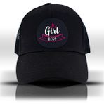 Girl Boss Patron Fileli Siyah Beyzbol Kadın Şapka Trucker Cap - Standart - 01-Siyah