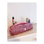 girlsybags Pembe Payetli Saç Düzleştirici Çantası Pullu Pembe Airwrap Airstrait Uyumlu Seyahat Çantası