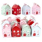 GISELA D Doldurmak için 24 Adet DIY Noel Advent Takvim Kutuları, Boş Advent Takvimi Ev Kutuları, Geri Sayım Advent Takvimleri Çocuklar için Hediye Kutuları, İkramlar ve Şekerler için Kutular