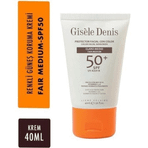 Gisele Denis SPF 50 Fair Medium Yüz İçin Renkli Güneş Koruma Kremi