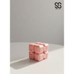 Gisk Design Pembe Stres Küpü -Stres Atıcı, 3D Baskı, Eğlenceli ve Taşınabilir Fidget Oyuncağı