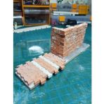 Git 3D 3D Diorama 44Lü Kitli Kaldırım Taşı Kalıbı 1:20 Ölçek