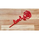 Git 3D Gül Love Yazısı 20 Cm