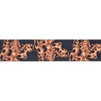 Gitar Askısı 50Mm Dokuma Flamıng Skulls