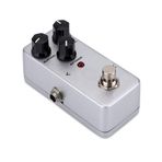 Gitar Etkisi Pedal, FCP2 Kompresör Surümcü Mini Efekt Pedalı AC Adaptörü Ile, Elektro Gitar Aksesuarları Için LED Göstergesi