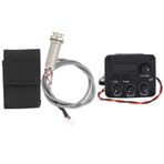Gitar Preamplifikatörü, LCD Ekran Otomatik Manuel Ayar Gitar Preampı Ekolayzır Dijital Tuner İki Modlu Müzik Aleti Aksesuarları