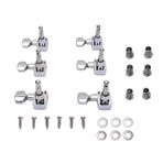 Gitar Tuner Pegs, 6 Set Akustik Gitar Ayarlanması Pegs 1:15 Dişli Oranı Küçük Mühürlü Ayarlama Makinesi Kafaları Sağ Elektrik Veya Akustik Gitar İçin Sağla