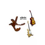 Gitaristlerin Tercihi Schecter - Klasik - Akustik - Elektro Uyumlu Ahşap Gitar Standı Donizetti
