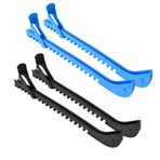 giteo bedding 2 Çift Hokey Pateni Koruması, Buz Pateni Koruması, Sıkı Oturan Topuk Kayışları ile Buz Pateni Bıçak Kılıfları, Buz Pateni, Artistik Paten, Hokey için Ayarlanabilir Buz Pateni Koruyucu