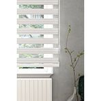 Givayo 130x260 cm Stor Beyaz Dar Pliseli Zebra Stor Perde