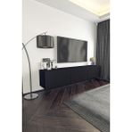 Givayo Mobilya 180 CM SİYAH MARİLYN TV ÜNİTESİ
