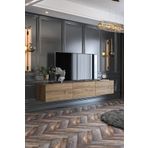Givayo Mobilya Bodrum Tv Ünitesi Duvara Monte - Ayaklı Kullanım 180 Cm